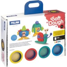 Milan Soft Dough Play Kit Funny Faces
