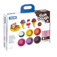 Milan Soft Dough Play Kit - Ice Cream and Waffles