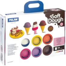 Milan Soft Dough Play Kit Ice Cream and Waffles