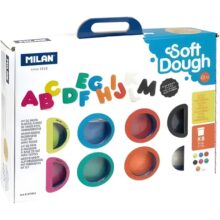 Milan Soft Dough Play Kit Lots of Letters Alphabet Set