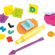 Milan Soft Dough Play Kit - Lots of Letters