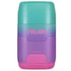 Milan Sunset Compact Sharpener and Eraser - Green