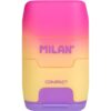 Milan Sharpener and Eraser - Sunset Pink
