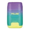 Milan Sunset Compact Sharpener and Eraser - Purple