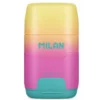 Milan Sunset Compact Sharpener and Eraser - Yellow