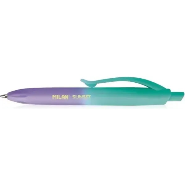 Milan Sunset P1 Touch Mini Ballpoint Pen Blue Ink 1.0mm Turquoise Violet 1 Milan Sunset P1 Touch Mini Ballpoint Pen Blue Ink 1.0mm Turquoise Violet