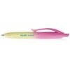Milan Sunset P-1 Touch Mini Ballpoint Pens 1.0mm Nib Blue Ink - Pink/ Yellow