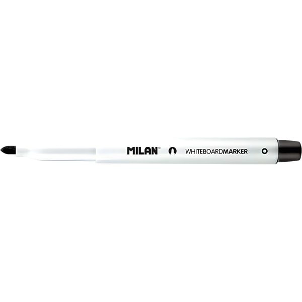 Milan Whiteboard Marker Fine Bullet Tip Black 1 Milan Whiteboard Marker Fine Bullet Tip Black