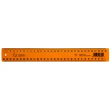Taurus Ruler 300mm Fluoro Orange