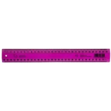 Taurus Ruler 300mm Fluoro Pink