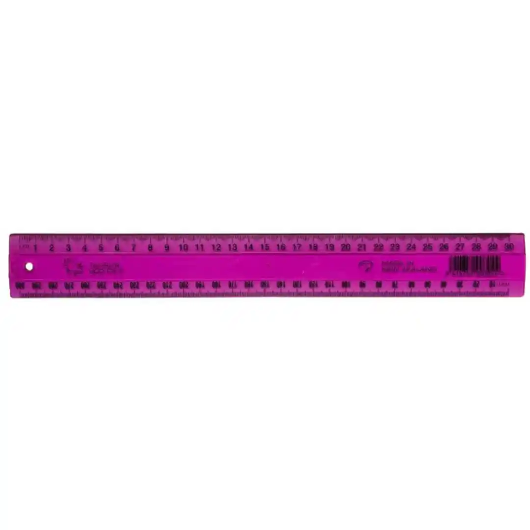 Taurus Ruler 300mm Fluoro Pink