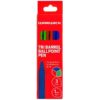 Warwick Ballpoint Pens Blue Red Green 1.0mm Tri Barrel 3 Pack