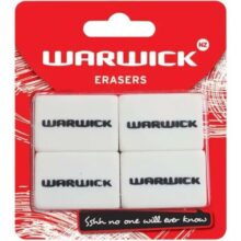 Warwick Eraser 4 Pack