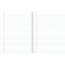 Alternative view of Warwick Exercise Book 1F4 24 Leaf Ruled 12mm 230x180mm