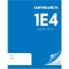 Warwick 1E4 Quad Exercise Book 28 Leaf 7mm