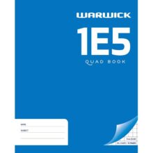 Warwick Exercise Book Quad 1E5 36 Leaf 7mm 255x205mm