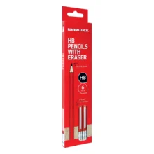 Warwick HB Pencil with Eraser 6 Pack