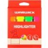 Warwick Highlighter Stubby 4 Pack