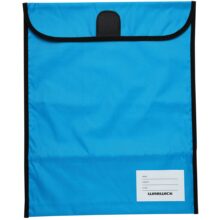 Warwick Homework Bag Medium 290x360mm Hook & Loop Blue