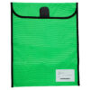 Warwick Homework Bag XL 450x360mm Hook & Loop Lime