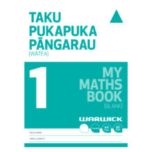 Warwick My Maths Book 1 Unruled 64 Page