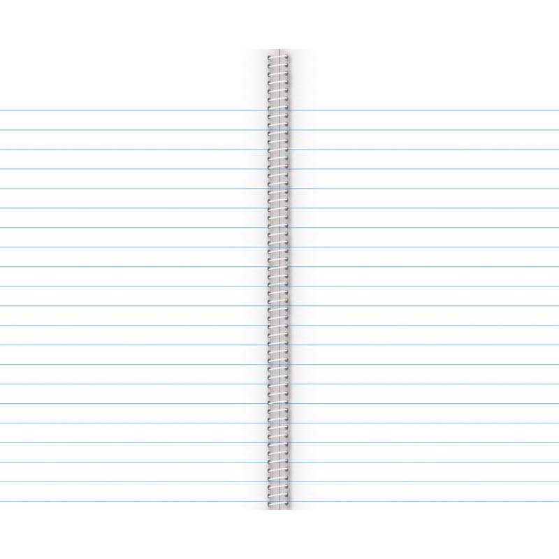 Warwick Notebook 8B1 50 Leaf Spiral Ruled 7mm 165x100mm - Image 2