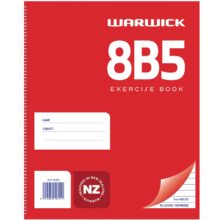 Warwick Notebook 8B5 50 Leaf Spiral Ruled 7mm 255x205mm