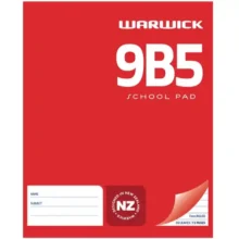 Warwick Pad 9B5 School 36 Leaf Ruled 7mm 255x205mm