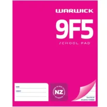 Warwick Pad 9F5 School 36 Leaf Ruled 12mm 255x205mm