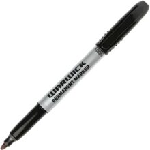 Warwick Permanent Marker Fine Tip Black