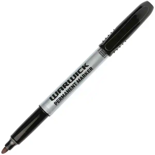 Warwick Permanent Marker Fine Tip Black