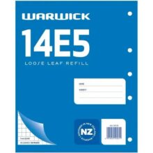 Warwick Quad Refill Paper 14E5 B5 40 Leaf 7mm Grid Loose Leaf