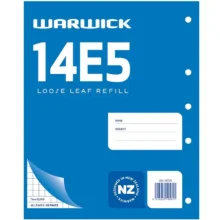 Warwick Refill Quad 14E5 Loose Leaf 40 Leaf 7mm 255x205mm