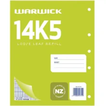 Warwick Refill Quad 14K5 Loose Leaf 30 Leaf 2mm 255x205mm