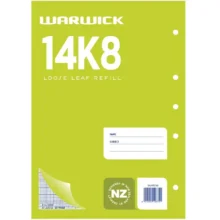 Warwick Refill Quad 14K8 Loose Leaf 30 Leaf A4 2mm