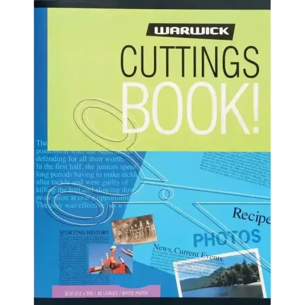 Warwick Scrapbook Cuttings 36 Leaf White Pages 1 Warwick Scrapbook Cuttings 36 Leaf White Pages
