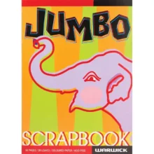 Warwick Scrapbook Jumbo 28 Leaf Coloured Pages