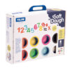 Milan Soft Dough Play Kit - Lots of Numbers