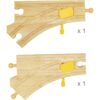 Bigjigs Rail Mechanical Switches Wooden Train Track Pack of 2
