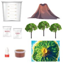 Alternative view of Curious Universe Explosive Volcano Lab Science Kit