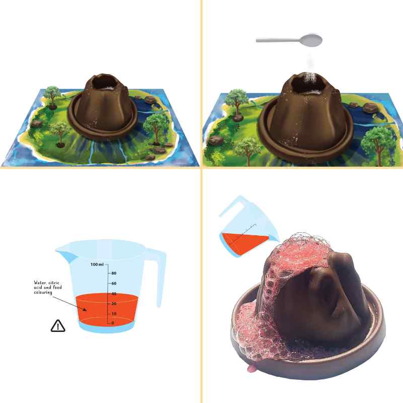 Curious Universe Explosive Volcano Lab Science Kit 4 Curious Universe Explosive Volcano Lab Science Kit - Image 4