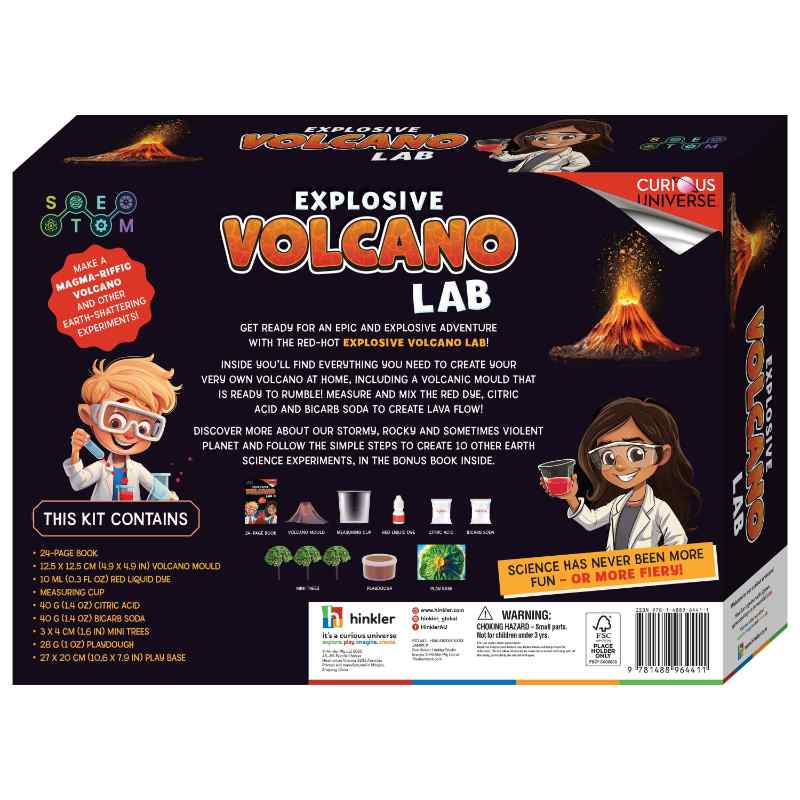 Curious Universe Explosive Volcano Lab Science Kit 6 Curious Universe Explosive Volcano Lab Science Kit - Image 6