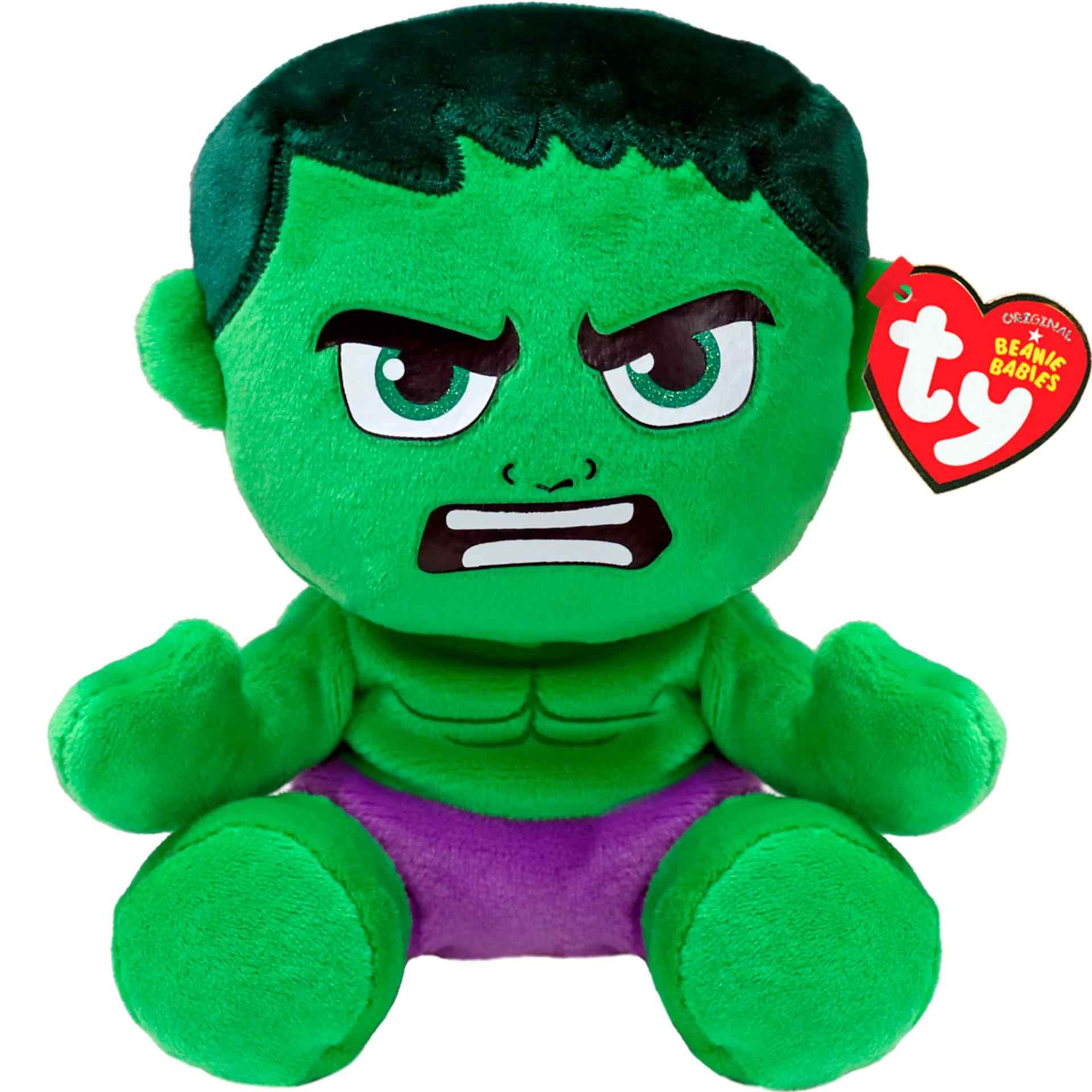 Marvel Hulk TY Beanie Babies Soft Toy 1 Marvel Hulk TY Beanie Babies Soft Toy