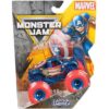 Monster Jam 1:64 Marvel Captain America Die Cast Monster Truck