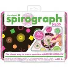 Spirograph Neon Tin Creative Drawing Set