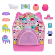 Squishmallows Squishalongs On The Go Party Playset 7 Squishmallows Squishalongs On The Go Party Playset