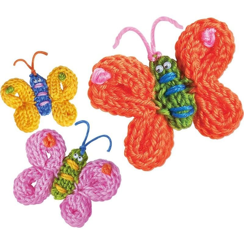 4M French Knit Butterfly Kit Kids Craft Activity 2 4M French Knit Butterfly Kit Kids Craft Activity - Image 2