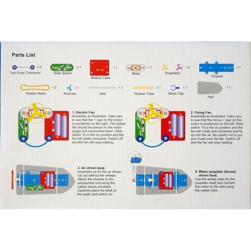 Brain Box Boat Experiment Kit Electronics Toy 3 Brain Box Boat Experiment Kit Electronics Toy - Image 3