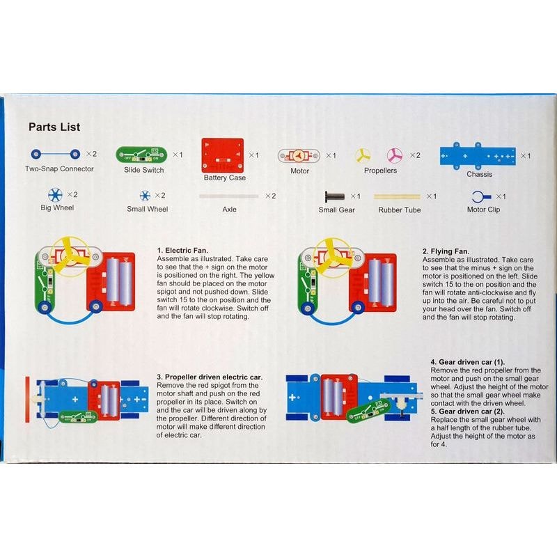 Brain Box Car Experiment Kit Electronics Toy 2 Brain Box Car Experiment Kit Electronics Toy - Image 2