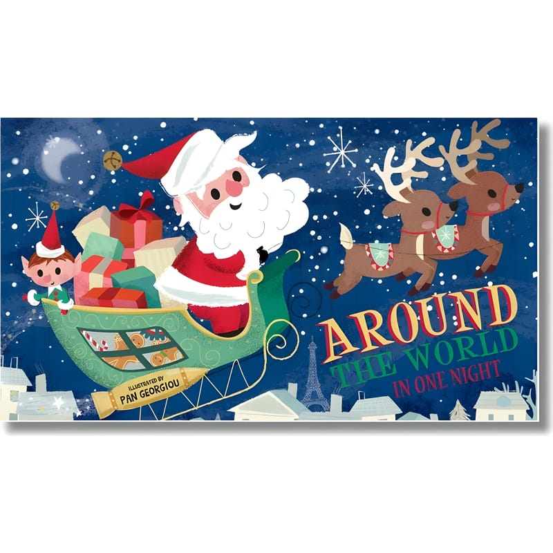 Christmas Board Book Around the World in One Night 1 Christmas Board Book Around the World in One Night